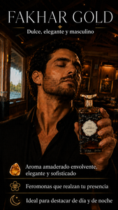 FAKHAR GOLD dulce, elegante y masculino